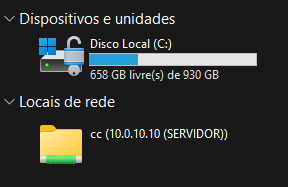 Adicionar Local de Rede